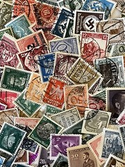 DEUTSCHES REICH – mainly WWII, with areas – Collection of 500 stamps – MNH/Used