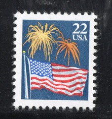 2276 * FLAG & FIREWORKS * U.S. Postage Stamp Single MNH