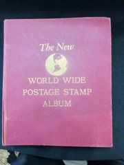 VTG 1956 The New World Wide Postage Stamp Album with Many Stamps WOW!
