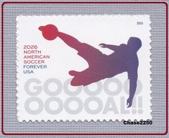 *NEW* 2026 North American Soccer (Single) 2026 Mint NH – *(After 05/28/26)*