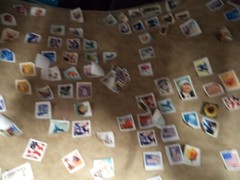 100 GENUINE FOREVER 73¢ US POSTAGE STAMPS NOT USED AS INTENDED PURPOSE ON PAPER