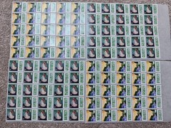 ** 100 × 2nd Second Class Stamps Unfranked Barcoded Genuine With Original Gum **