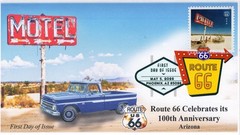 26-172, 2026, Route 66, Complete Set (8 Covers), First Day Cover, Digital Color