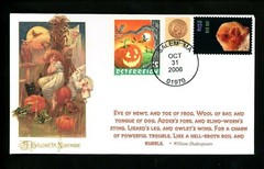 US Postal History Holidays / Halloween 2006 Salem MA #1548 + 3170 & Austria 2021