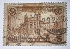 Travelstamps: Germany Stamp Architecture – 1.50m Used Handstamped