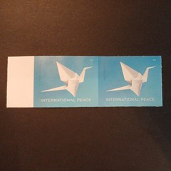 US 2026 SC# 6103a 4ever International Peace Imperf/NDC Horizontal Pair VF MNH