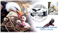 26-152, 2026, Bald Eagles, Event Cover, Pictorial Postmark, Valley of the Eagles