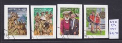 2010 KOKODA PEEL AND STICK SET OF 4 SUPERB CTO FROM THE BOOKLETS.
