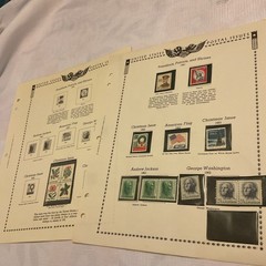 U.S.-(-1961-1962-)-HISTORICAL EVENTS-lot Of 15-Stamps-ON ALBUM PAGE-USED-#30