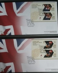 London 2012 Paralympic Games Gold Medal Winners FDC Full Set 34 Mini Sheets