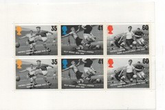 GB 1996~Football~Prestige Stamp Booklet Pane ~3~ex DX 18~UK Seller