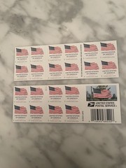 Us Flag Booklet Pane 20 Forever Stamps Sc # 6020 MNH Free Shipping
