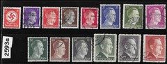 Stamps Adolf Hitler 1933-1945 Third Reich era Swastika GERMANY #2593a