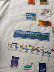 KOREA-(1985-87)-HISTORICAL EVENTS-lot of 45-Stamps,Singles/STRIPS-CV.$50.MNH#532