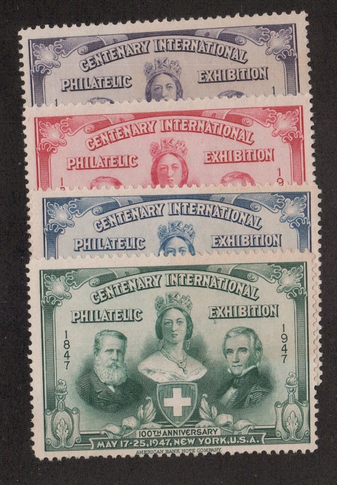 1947 Centenary International Philatelic Exhibition New York MNHOG