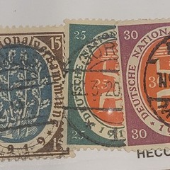 Germany Postage Stamps 105-108 Multi-Color 10 15 25 30 Nationalversammlung