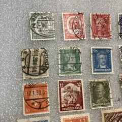 26 USED/HR mixed Deutsches Reich/Germany/Bayern Stamps; 1933- 1945; $1 Ships.