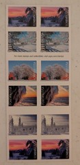 USPS Winter Landscapes Forever Stamps Booklet of 20 Scenic Nature Collectible