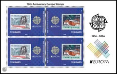 SVALBARD SPITSBERGEN 2026 EUROPA CEPT 70th ANNIVERSARY MNH LOCAL STAMP