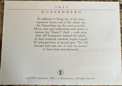 Antique Cars / Their Stamps (First Day Issue) and Discription Of Each Car