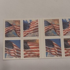 US FOREVER STAMP USA FLAG 2023 2 SHEETS OF 20 (40 STAMPS)