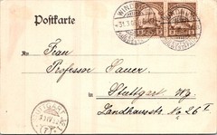 GERMANY 1908 COLONY S.W.AFRICA PICT POSTCARD HEREROS TO GERMANY POSTMARK WINDHUK