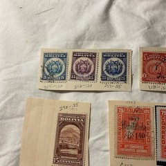 BOLIVIA-(-1910-1950-)-HISTORICAL EVENTS -LOT OF 53-STAMPS-MH/USED-B02