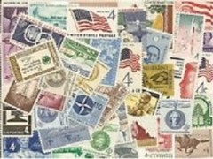 SIXTY (60) Different Mint US 4 cent SINGLES Stamp LOT MNH