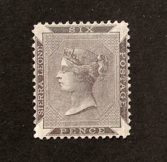 Sierra Leone 18 MH NG wmk. 1 Upright CV $28.00
