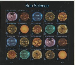 USPS Sun Science Sheet of 20 one ounce rate Stamps Sent for free from OKC, OK