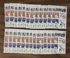 SWEDEN – (25) NEW SWEDEN BOOKLET PANES FROM 1988 – MINT NH