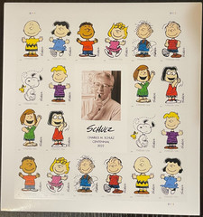 2022 Charles M. Schulz and Peanuts Characters Stamp Sheet – Forever – MNH
