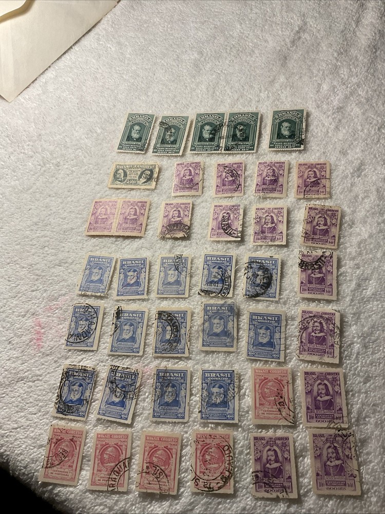 BRAZIL-(-1939-)-HISTORICAL EVENTS-lot Of 40 Stamps -USED#370