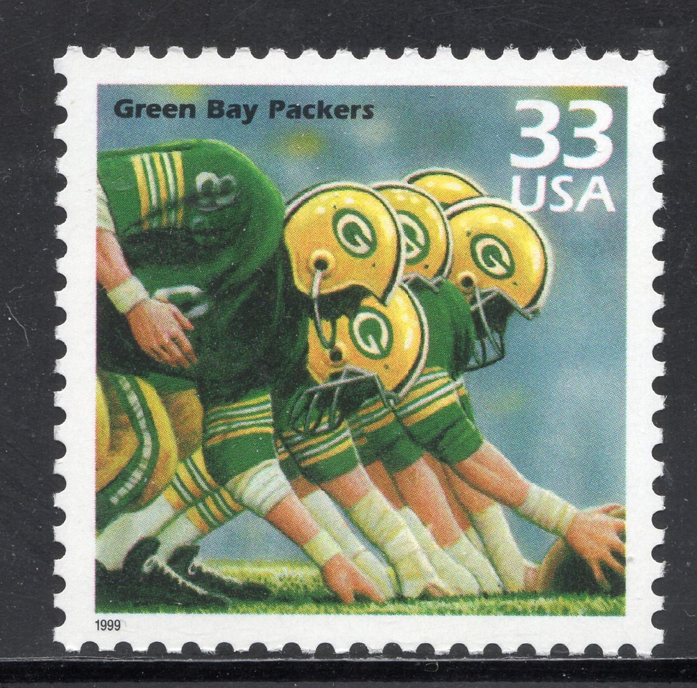 3188d ** GREEN BAY PACKERS ** U.S. Postage Stamp MNH
