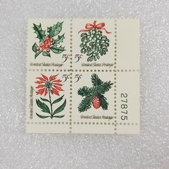 Halloween Stamps Legend Sleepy Hollow Christmas Madonna & Child Holly Not Hinged