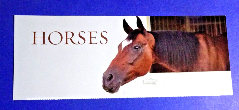 US (2) 5891-5895 HORSE HEADER OFF PANE/SHEET (NO) STAMPS 2024 “PEEL AND STICK”