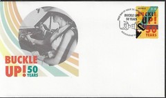 AUSTRALIA – 2022 BUCKLE UP! 50 YEARS FIRST DAY COVER (peel and stick stamp)