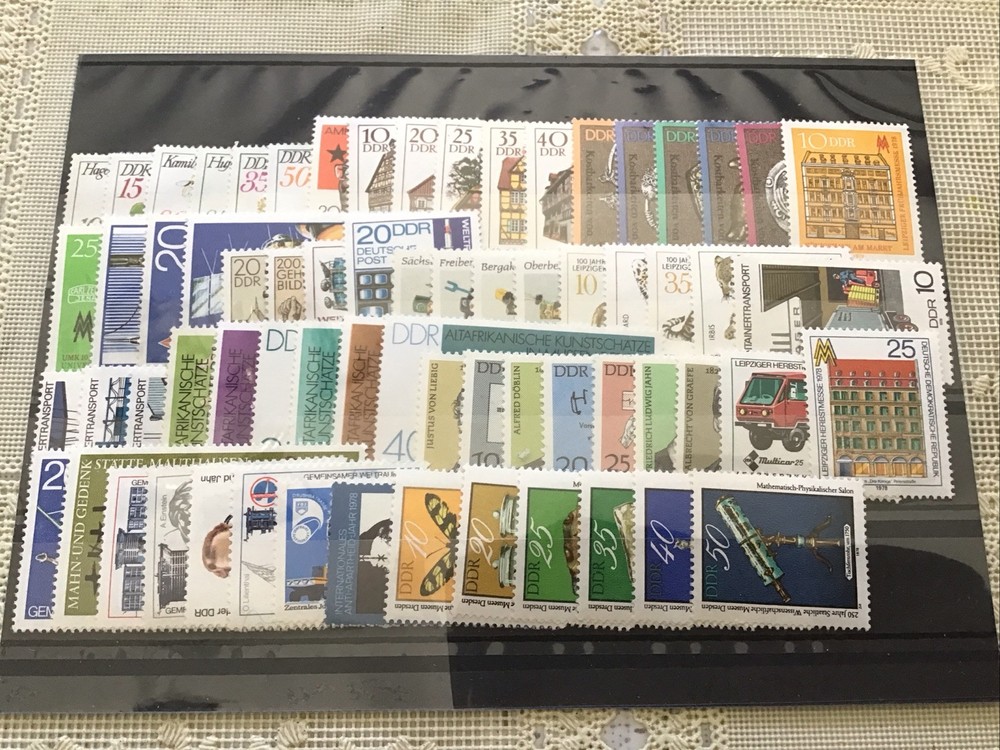 Germany DDR Complete Year 1978 Set W/ Blocks Mint Never Hinged MNH German Stamps