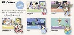 2026 Bluey Stamp and Pin Cover – Full Set of 5 – Australia Post Mintage 3000each