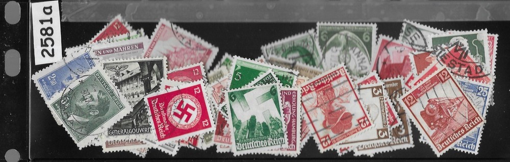 Stamps 50+ Third Reich Germany Poland Czechoslovakia 1933-1945 WWII #2581a