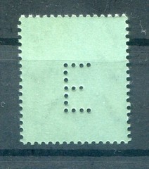 Bayern DIENST 7I Upright Diecut Hole MNH Postfresh (y80285