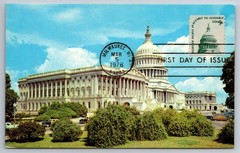 #1590 Right to Peaceably Assemble Capitol Dome FDC Maxi Card