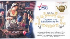 26-189, 2026, Treasures of the Revolutionary Era, First Day Cover, Digital Color