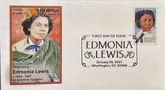 Goodman’s Art Cachet 5663 2022 Edmonia Lewis Black Heritage Design #2