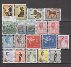 LUXEMBOURG 1961 COMPLETE YEAR SET MINT NEVER HINGED MNH (SEE PICTURE)