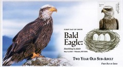 26-214, 2026, Bald Eagle, Complete set of 5 Covers, FDC, Digital Postmark,