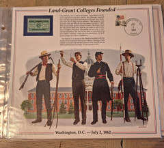 Mint- 16 United States Postal Service Historical Events cards 1983-84 w/stamps