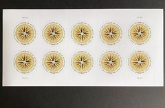 USA 2025 Stamps MNH Global Forever Compass Rose Sheet of 10 United States US