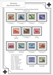 Deutsches Reich III 1933-1945, third Reich, PDF ( DIGITAL ) STAMP ALBUM PAGES