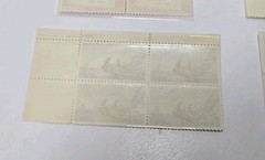 Vintage Postage Stamps Blocks Lot Original Gum And Used Collectible